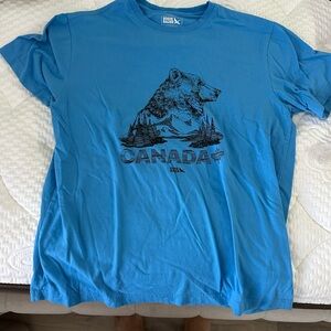 Eddie Bauer Women's Blue Canada Bear T-Shirt